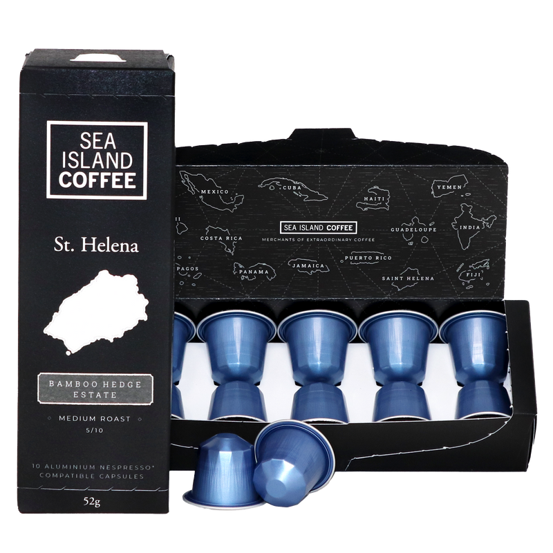 St Helena Coffee Pods, Bamboo Hedge Estate - Nespresso® Compatible