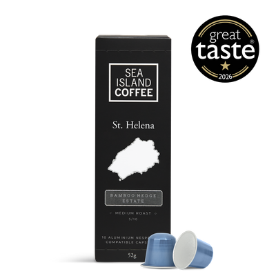 St Helena Coffee Pods, Bamboo Hedge Estate