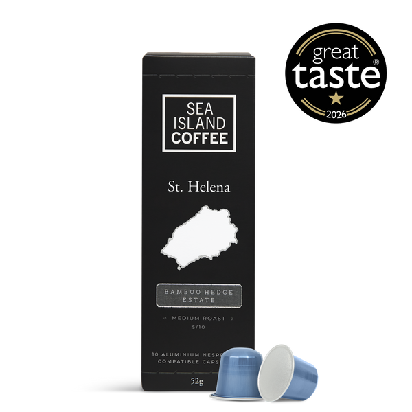 St Helena Coffee Pods, Bamboo Hedge Estate