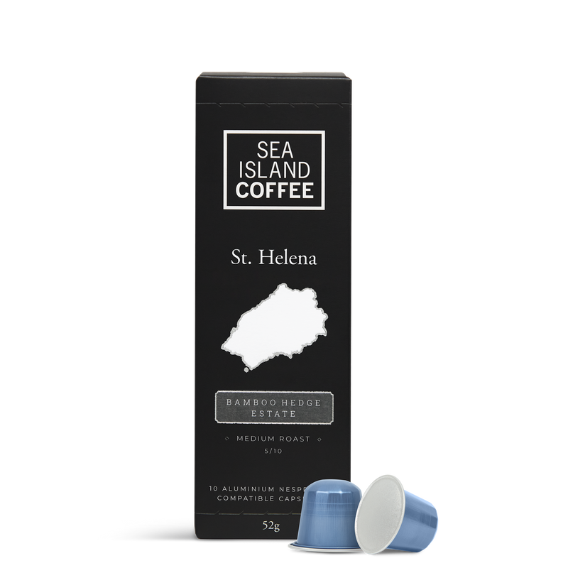 St Helena Coffee Pods, Bamboo Hedge Estate